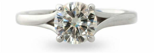 Solar Diamond Engagement Ring